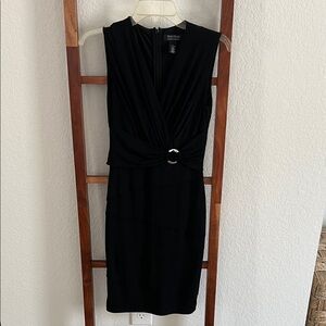White House Black Market Black Midi Dress
